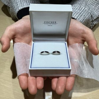 大阪府堺市北区　FISCHERの結婚指輪をご成約いただきました