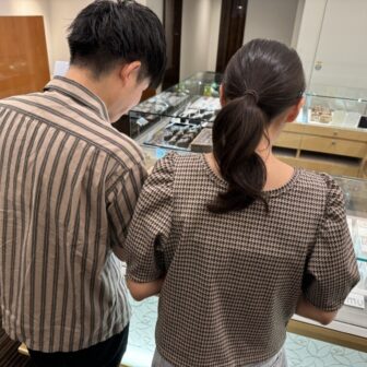 兵庫県姫路市よりご来店「gardenオリジナル」の婚約指輪をご成約