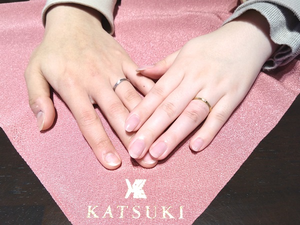 【札幌市】KATSUKI(カツキ)の結婚指輪をご成約頂きました。