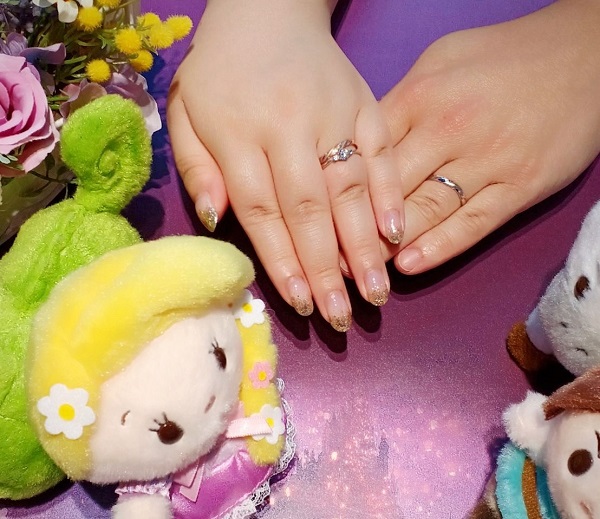 【札幌市】Disney Tangled(ラプンツェル)の結婚指輪をご成約頂きました。