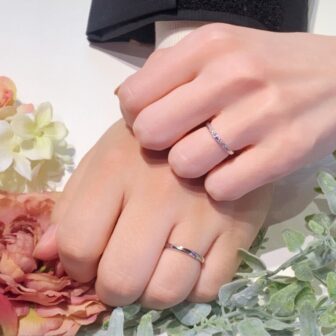 【札幌市】Ice Blue DIAMOND(アイスブルーダイヤモンド)の結婚指輪をご成約頂きました。