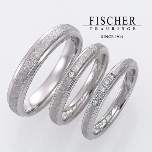 結婚指輪　鍛造製法　FISCHER