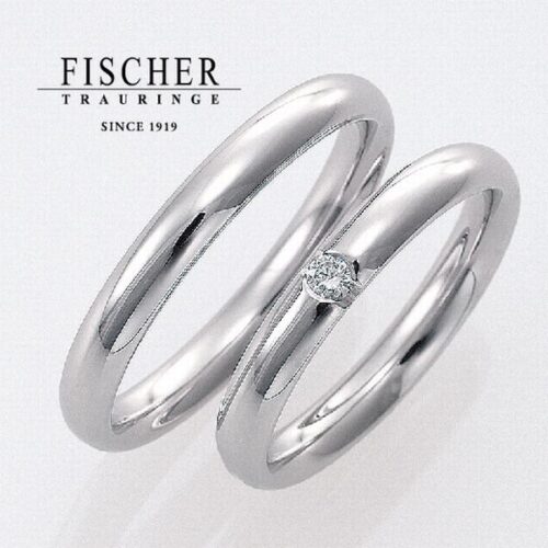 心斎橋　結婚指輪　鍛造製法　FISCHER