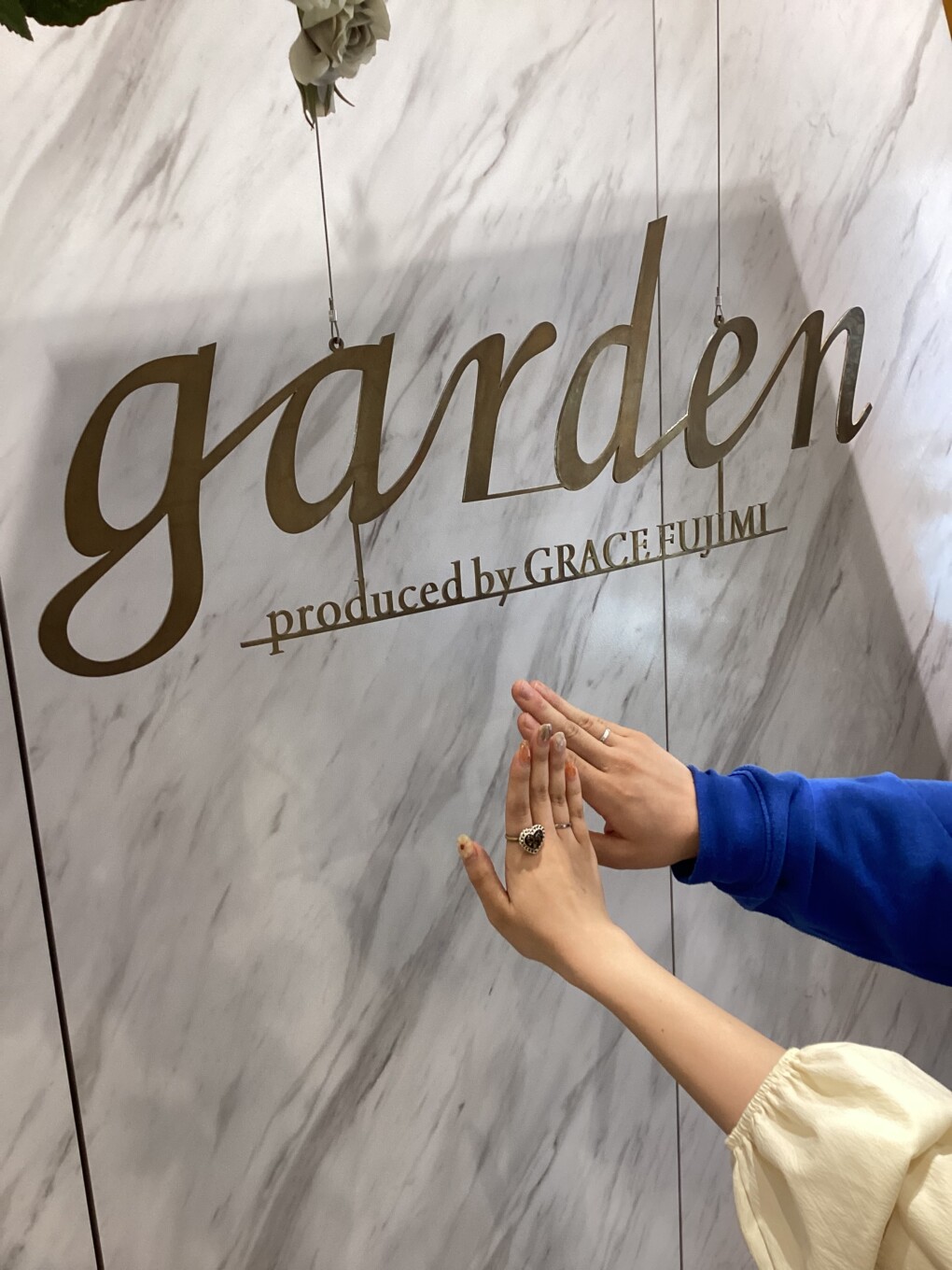 京都市・奈良からご来店 手作り指輪(ペアリング)を作成頂きました
