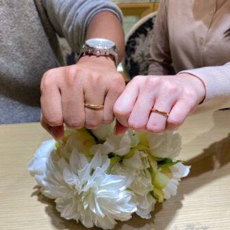 兵庫県姫路市からご来店「IDEAL Plus fort」のマリッジリングをご成約