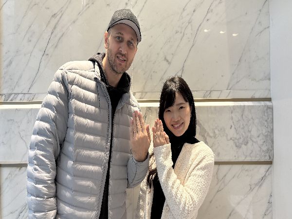 神戸市北区よりご来店「insembre」の結婚指輪をご成約いただきました.。