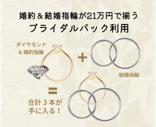 お得なブライダルパック