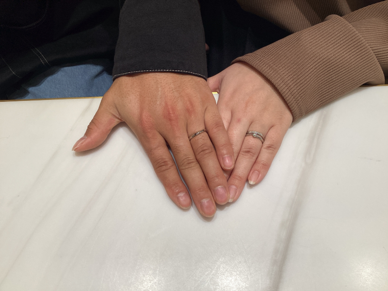 和歌山県有田市よりご来店 RosettE Life(ロゼット・ライフ)の結婚指輪をご成約いただきました