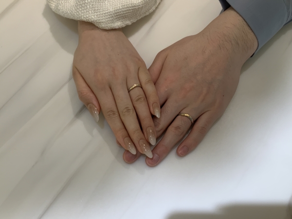 兵庫県神戸市東灘区　IDEAL plusfortの結婚指輪をご成約いただきました