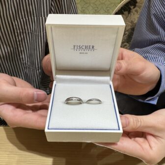 兵庫県相生市からご来店「FISCHER」の結婚指輪をご成約頂きました