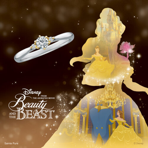 Beauty and the Beast（ディズニー美女と野獣）婚約指輪　大阪・なんば