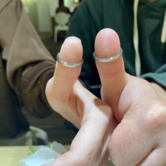 京都府京都市・兵庫県養父市からご来店「FISCHER」の結婚指輪をご成約頂きました