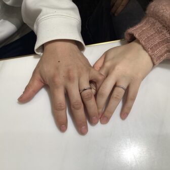 和歌山市よりご来店 Mariage ent（マリアージュエント）の結婚指輪をご成約いただきました