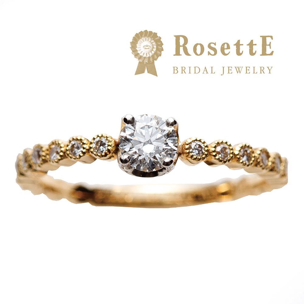Rosetteの婚約指輪しずく