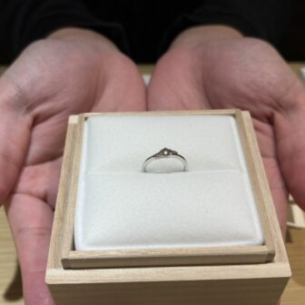 兵庫県赤穂市・神戸市からご来店「Mariage ent」の婚約指輪をご成約