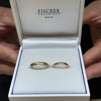 兵庫県たつの市からご来店「FISCHER」マリッジリングをご成約頂きました