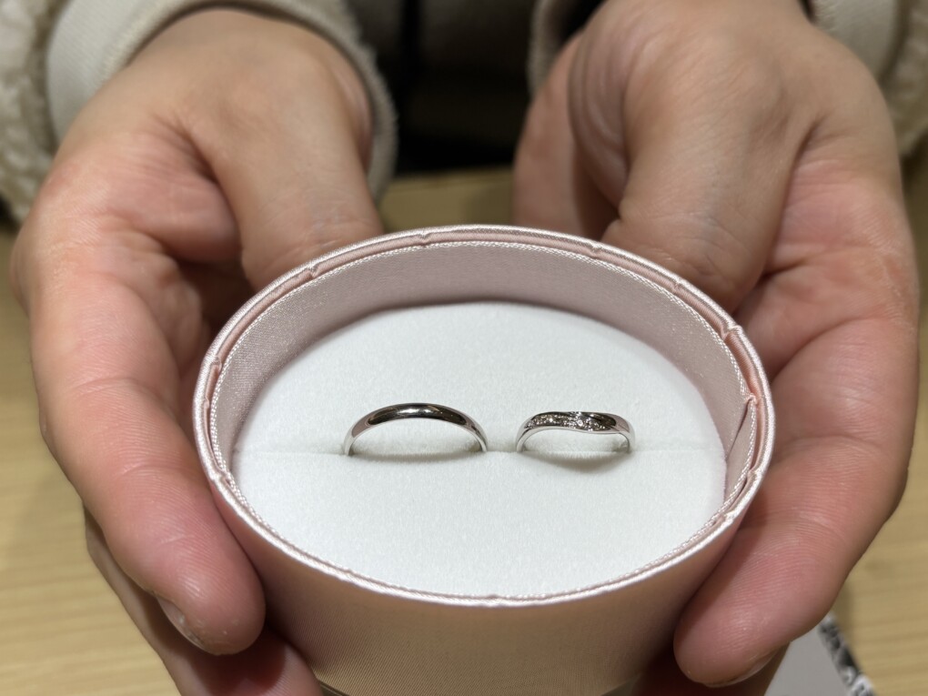 兵庫県高砂市からご来店「insembre・With」の結婚指輪をご成約頂きました