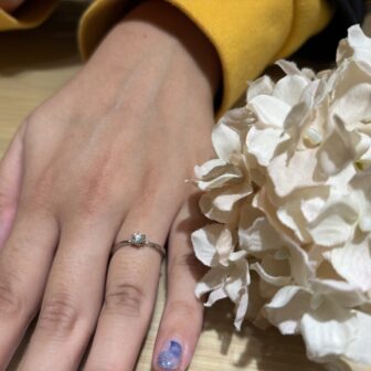 兵庫県姫路市よりご来店「gardenオリジナル」の婚約指輪をご成約頂きました