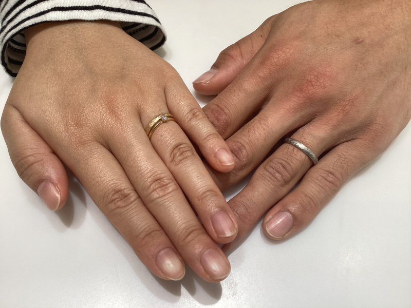 大阪府泉南郡岬町よりご来店 IDEAL plus fort(アイデアルプリュフォール)の結婚指輪をご成約いただきました