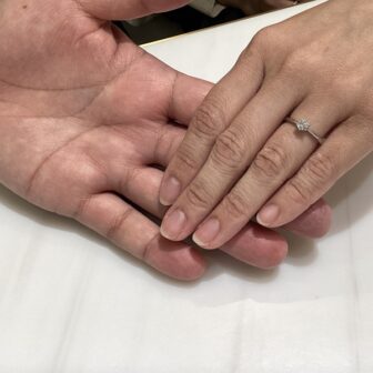 和歌山県紀三井寺からご来店　gardenオリジナルの婚約指輪(エンゲージリング)をご成約いただきました