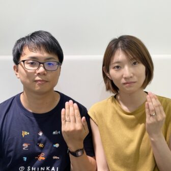 【兵庫県・明石市】RosettEの婚約指輪とPAVEOCHOCOLATとFISCHERの結婚指輪をペアでご成約頂きました