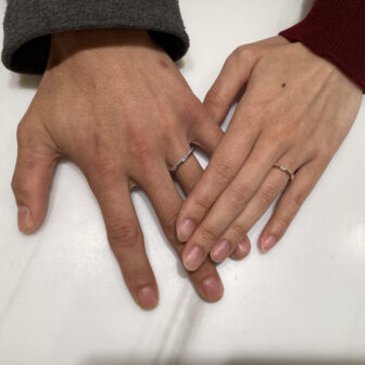 大阪府泉南市よりご来店　Disney Tangled-RAPUNZEL（ラプンツェル）の結婚指輪をご成約いただきました。