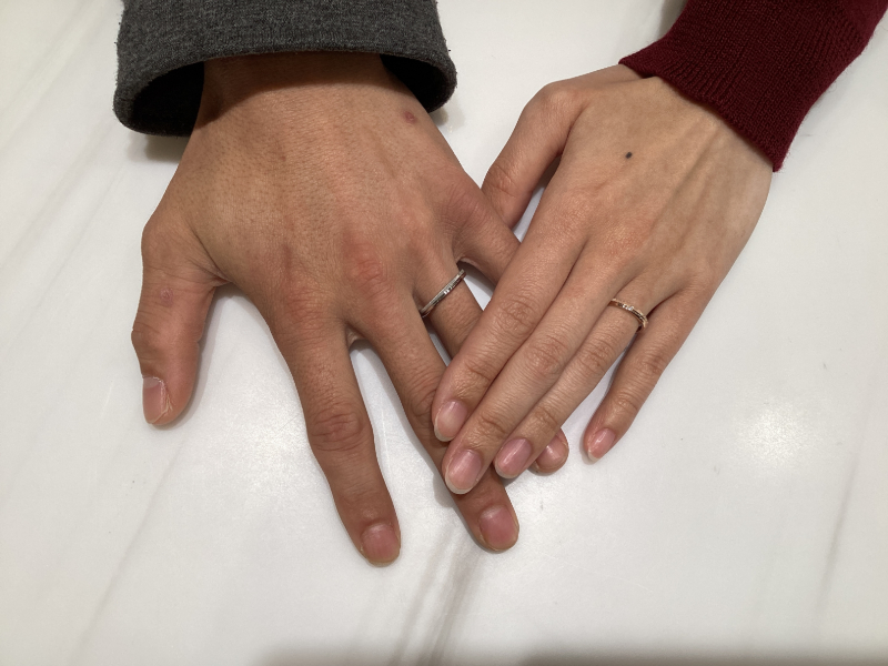 大阪府泉南市よりご来店 Disney Tangled-RAPUNZEL(ラプンツェル)の結婚指輪をご成約いただきました。