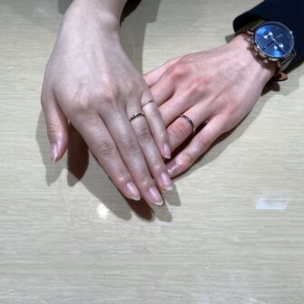 【大阪府・八尾市】ORECCHIOの結婚指輪をペアでご成約いただきました。
