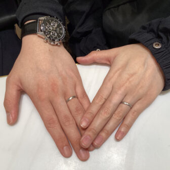 和歌山県和歌山市・岩出市からご来店　insmbre（インセンブレ）の結婚指輪をご成約いただきました