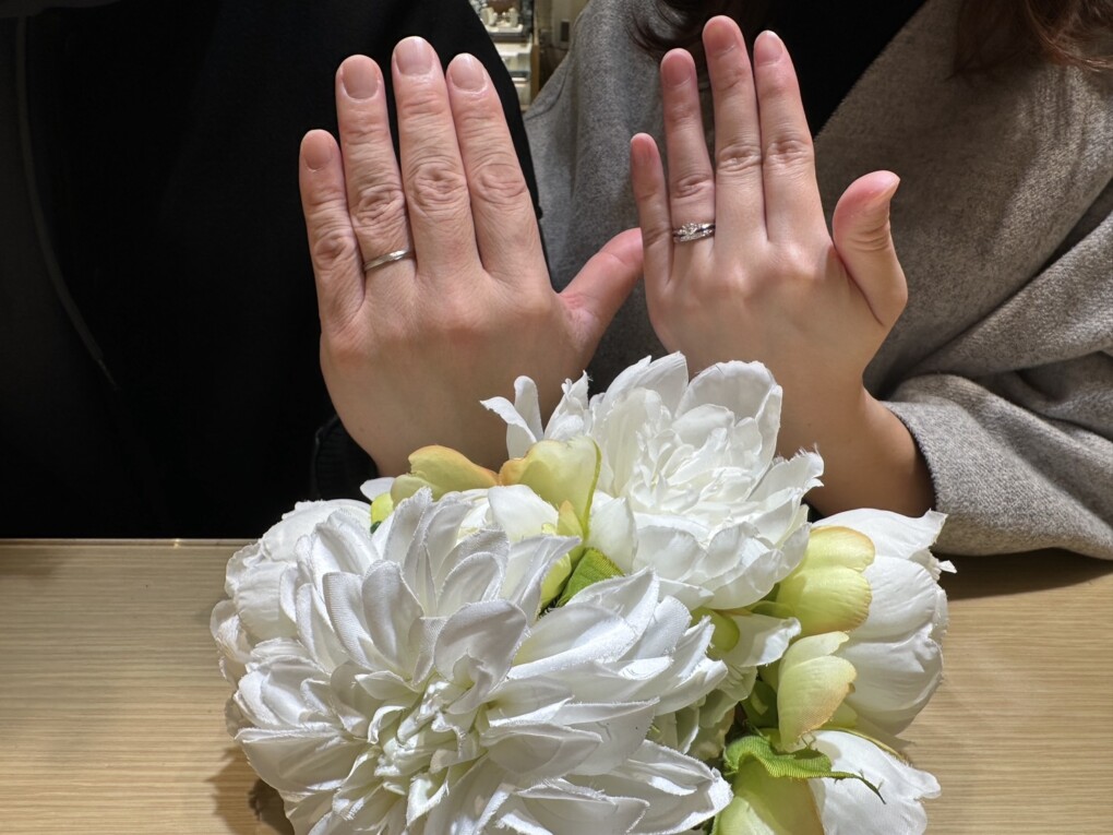 兵庫県姫路市からご来店「RosettE/SP」のマリッジリングをご成約頂きました。