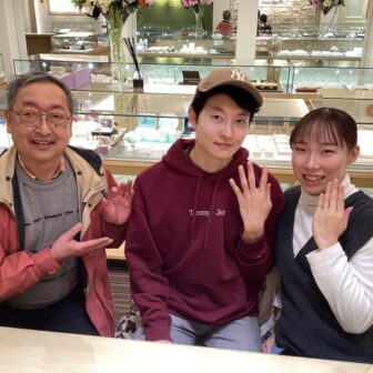 兵庫県姫路市からご来店「FISCHER」のマリッジリングをご成約頂きました