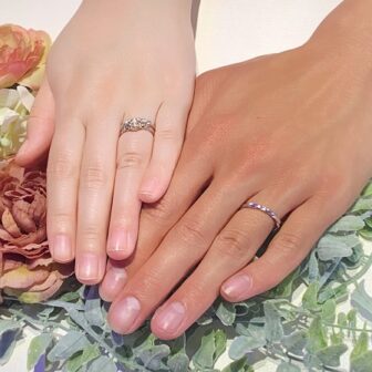 【札幌市】KATSUKI(カツキ)の婚約指輪とRosettE(ロゼット)の結婚指輪をご成約頂きました。