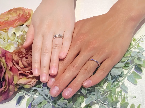 【札幌市】KATSUKI(カツキ)の婚約指輪とRosettE(ロゼット)の結婚指輪をご成約頂きました。