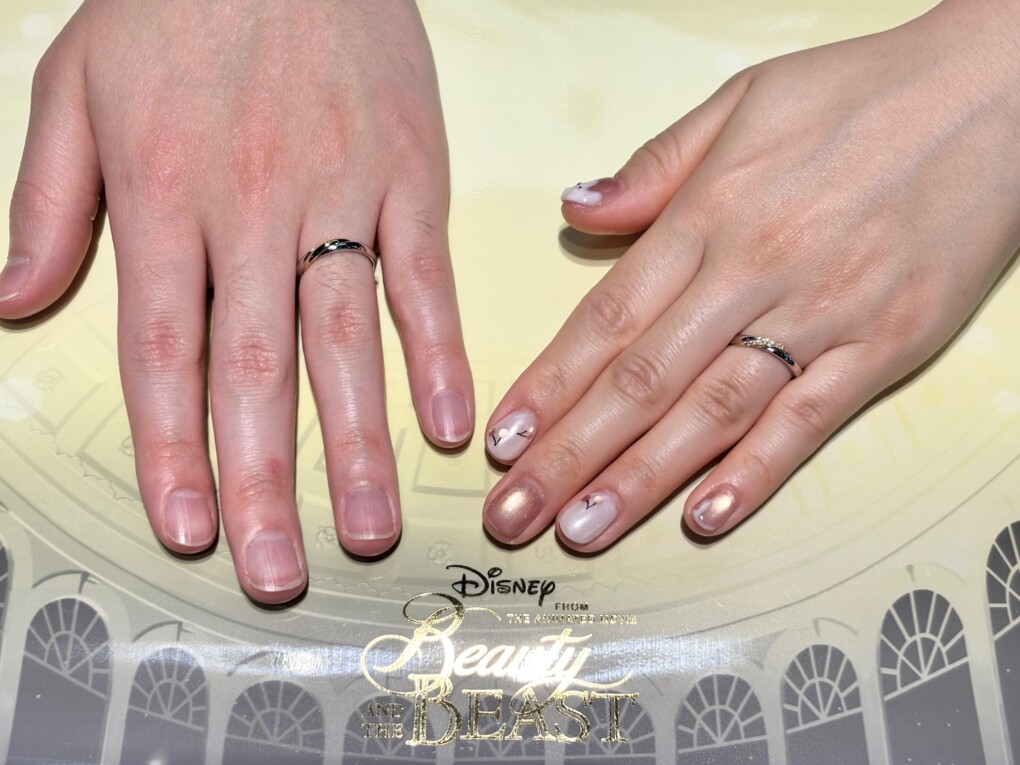 【札幌市】Disney Beauty AND THE BEAST(美女と野獣)の結婚指輪をご成約頂きました。
