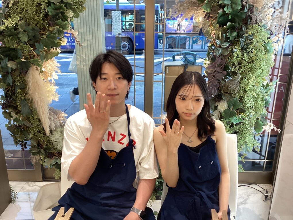 garden京都本店で専門ジュエリーショップならではの手作り指輪・バングル体験