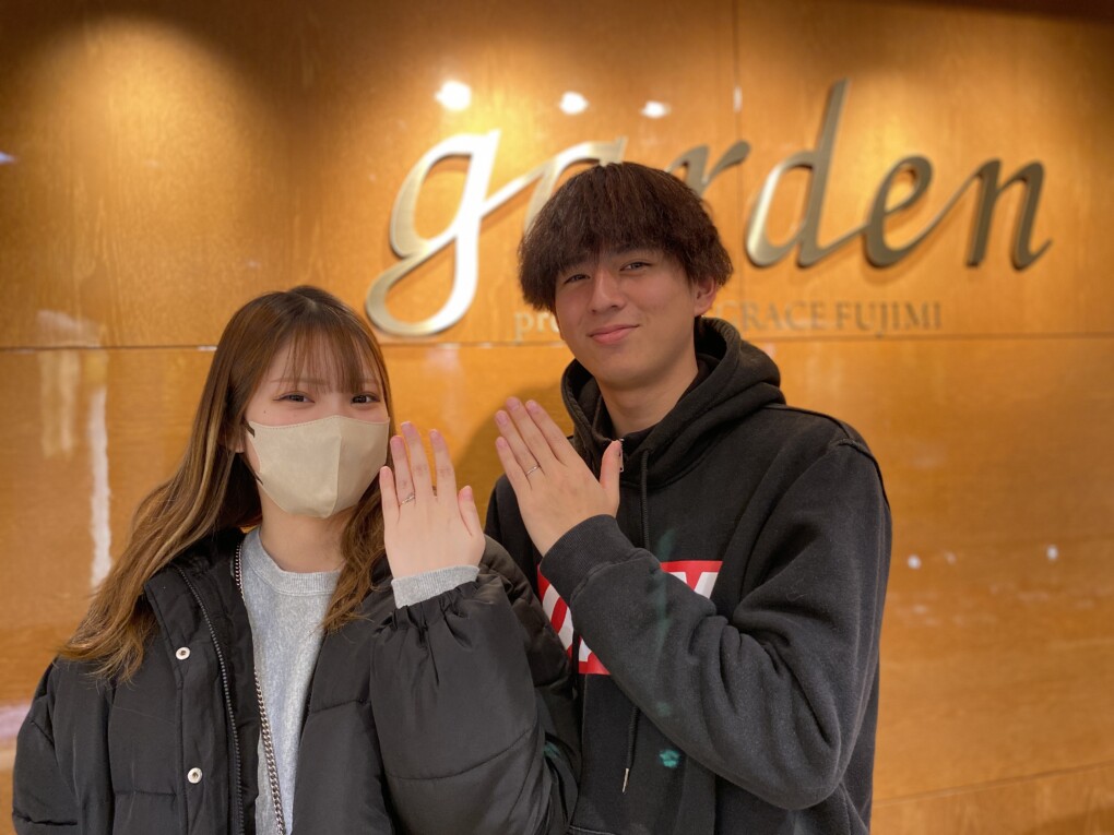 神崎郡福崎町・加古川市からご来店「LA TERRE・nocur」の結婚指輪をご成約