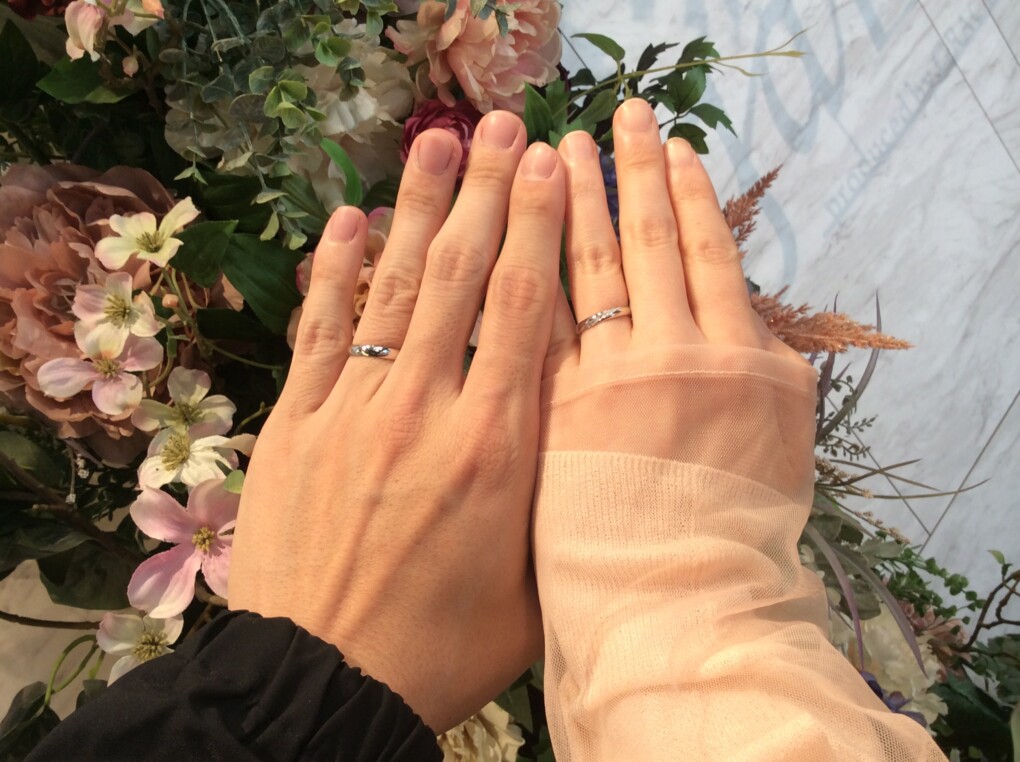 【和歌山市】Pilot Bridal(パイロットブライダル)の結婚指輪をペアでご成約いただきました。