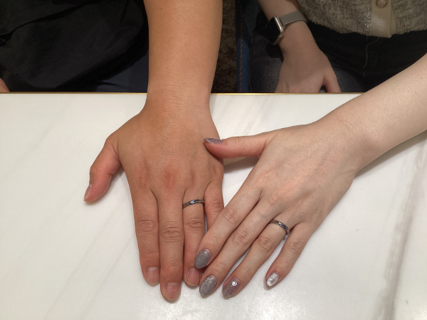 【和歌山市】アレルギーフリーのTITANIO（ティタニオ）の結婚指輪をご成約いただきました