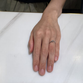 【和歌山県白浜町】石座まで鍛造製法で仕上げられた強度抜群のIDEAL plus fortで婚約指輪をご成約いただきました