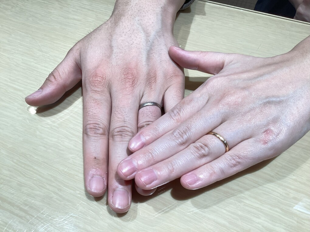 【大阪市・淀川区】FISCHER(フィッシャー)の結婚指輪をペアでご成約いただきました。