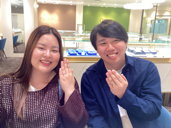 【和歌山県海南市】丈夫で高品質な IDEAL plus fortの結婚指輪をご成約いただきました