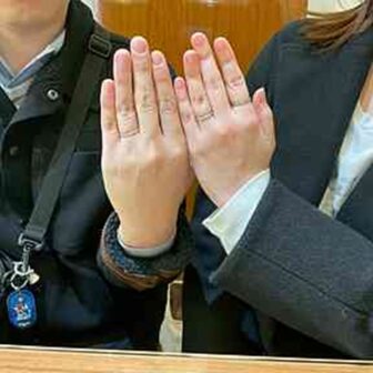 枚方市　GRACEKAMAの結婚指輪をご成約いただきました