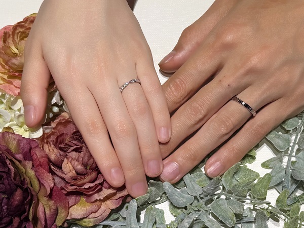【札幌市】Ice Blue DIAMOND(アイスブルーダイヤモンド)の結婚指輪をご成約頂きました。