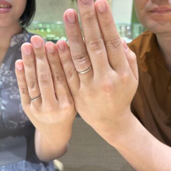 【大阪・枚方市】ROSETTE/SP、Soの結婚指輪をご成約いただきました。