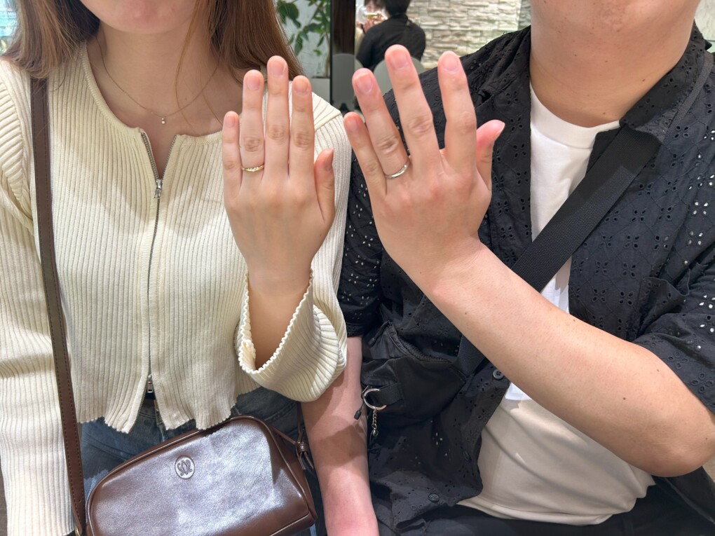 【大阪府・淀川区】insembre(インセンブレ)の結婚指輪をペアでご成約いただきました。
