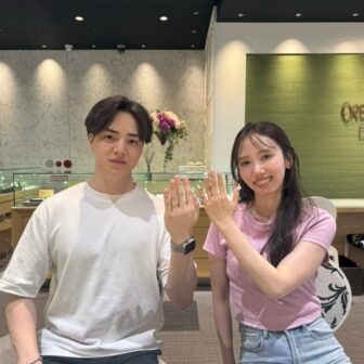 【大阪府・東大阪市】Pilot BridalとRosettEの結婚指輪をペアでご成約いただきました。