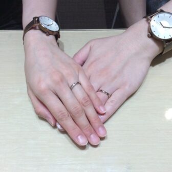 【大阪府・東大阪市】katamuの結婚指輪をペアでご成約いただきました。