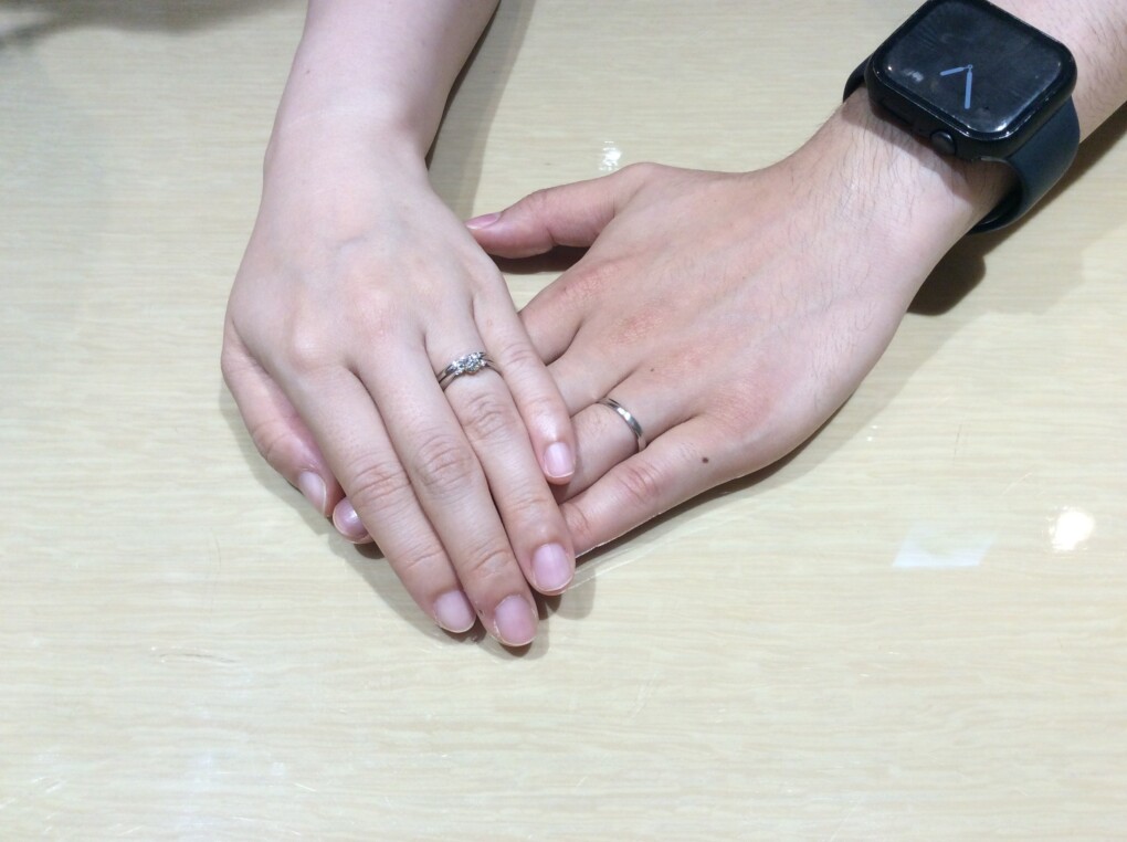 【大阪府・守口市】RosettE/SP(ロゼットエスピー)の結婚指輪をペアでご成約いただきました。