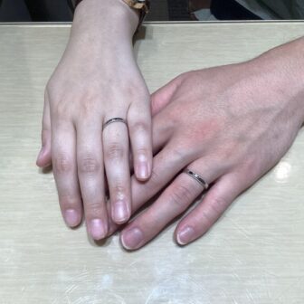 【大阪府・柏原市】Pilot Bridalの結婚指輪をペアでご成約いただきました。
