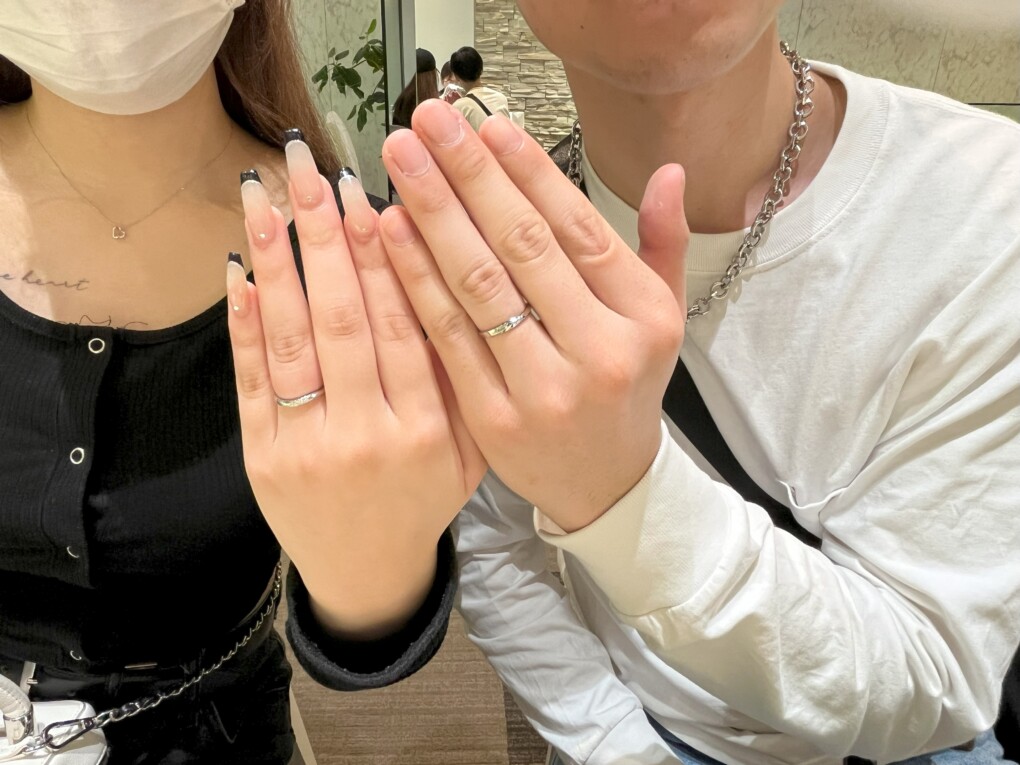 【堺市・堺区】nocurの結婚指輪をペアでご成約頂きました。